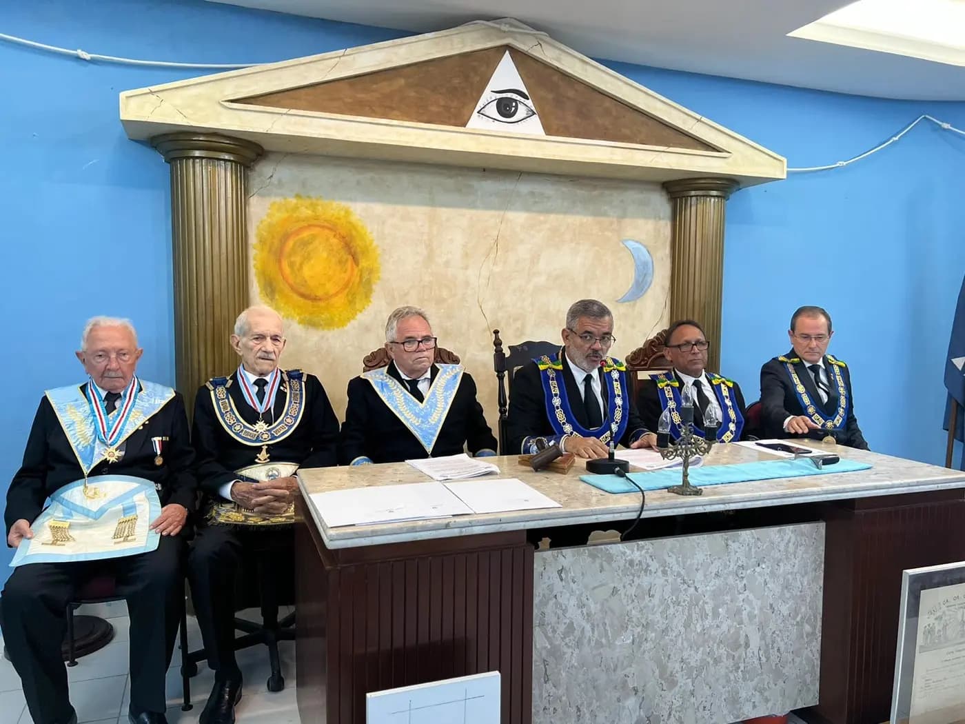 Registro fotográfico: SESSÃO MAGNA PÚBLICA ALUSIVA AO 54º ANIVERSÁRIO DO GOB/RN