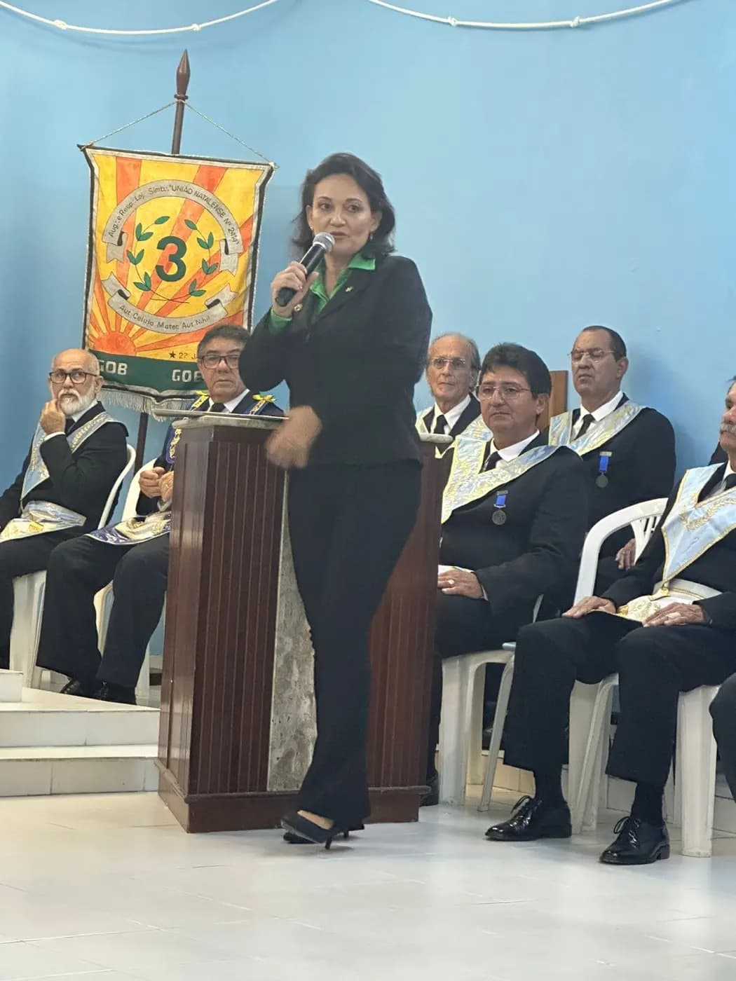 Registro fotográfico: SESSÃO MAGNA PÚBLICA ALUSIVA AO 54º ANIVERSÁRIO DO GOB/RN