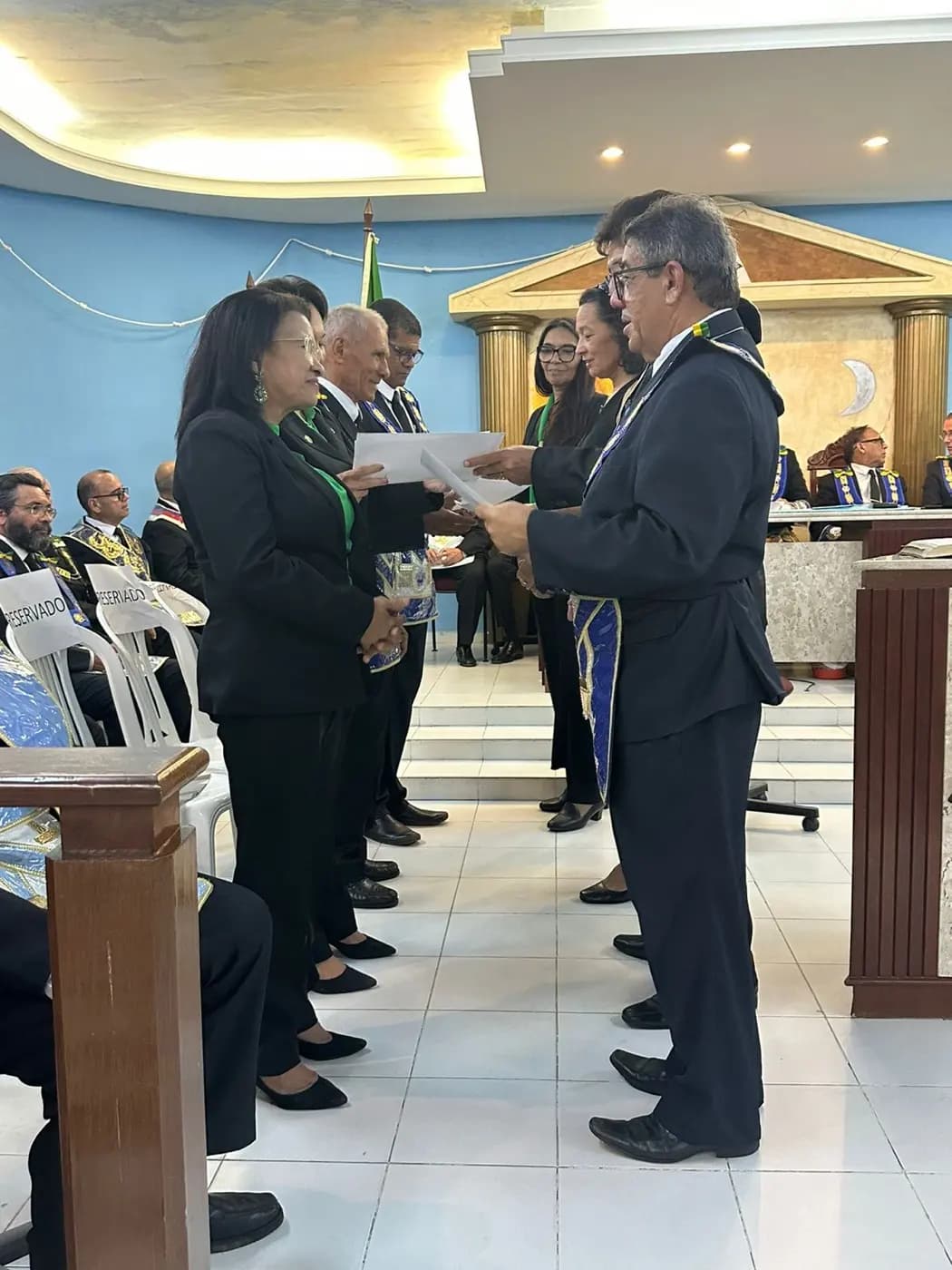 Registro fotográfico: SESSÃO MAGNA PÚBLICA ALUSIVA AO 54º ANIVERSÁRIO DO GOB/RN