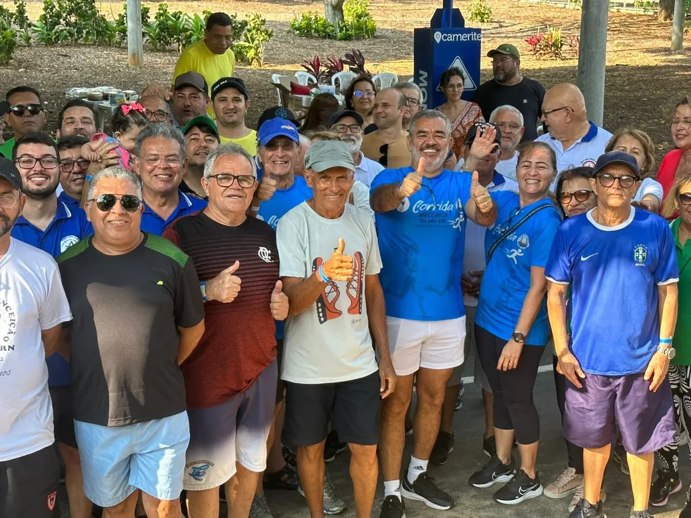Registro fotográfico: 14ª CAMINHADA ECOLÓGICA MAÇÔNICA ALUSIVA AO DIA DO MAÇOM E AO ANIVERSÁRIO DO GOB/RN