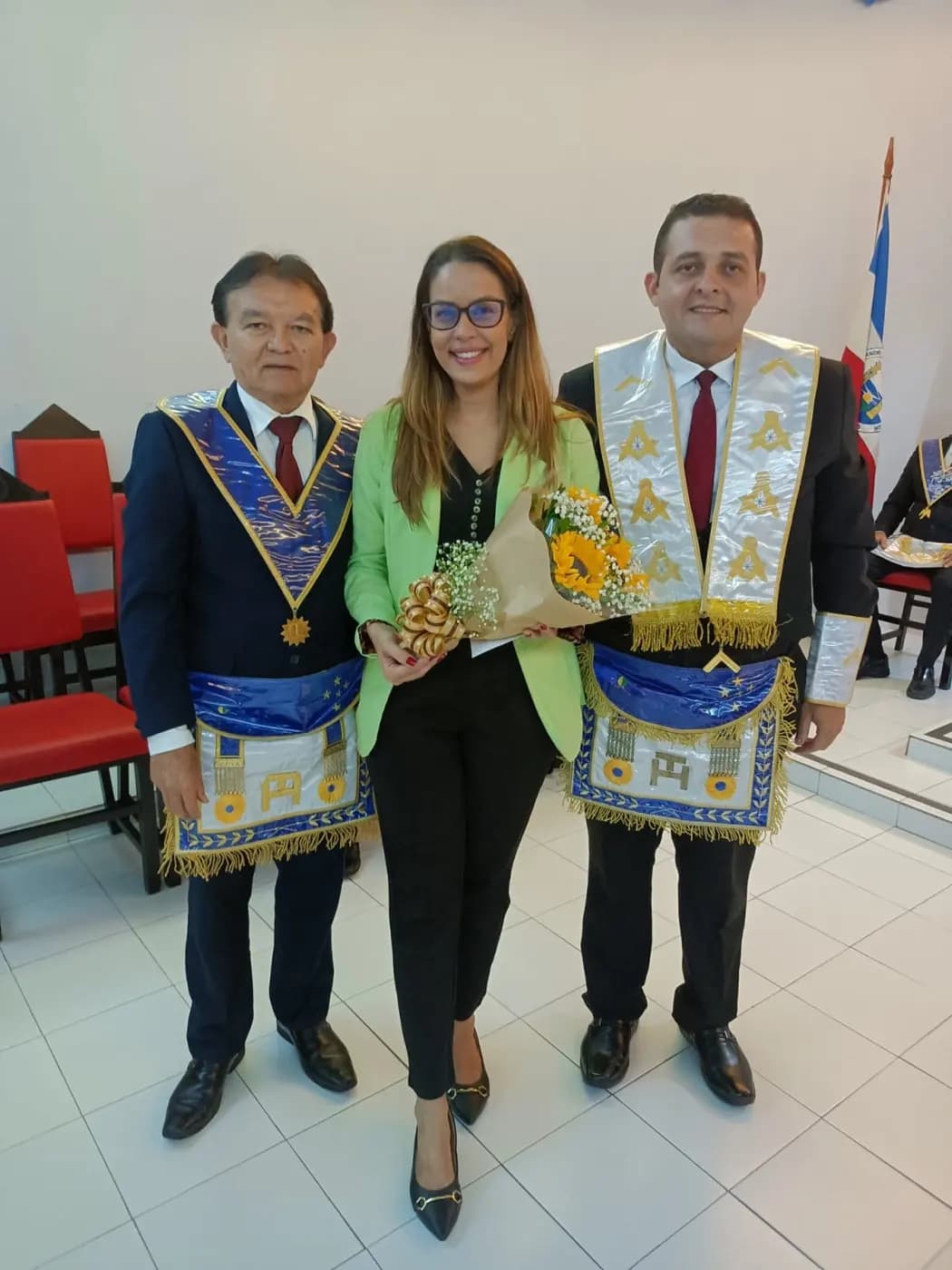 Registro fotográfico: SESSÃO MAGNA PÚBLICA ALUSIVA A 13º ANO DE FUNDAÇÃO DA ARLS UNIVERSITÁRIA MÁRIO VILAR DE MELO, Nº 4.085, ORIENTE DE NATAL/RN