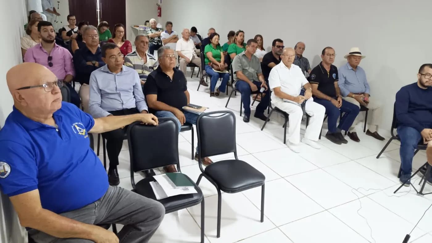 Registro fotográfico: 1ª PLENÁRIA – ESCOLA DE LIDERANÇAS MAÇÔNICAS
