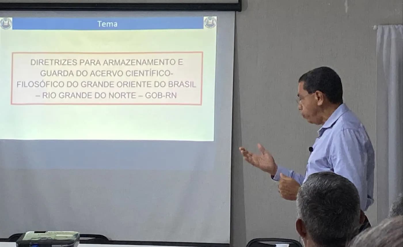 Registro fotográfico: 1ª PLENÁRIA – ESCOLA DE LIDERANÇAS MAÇÔNICAS