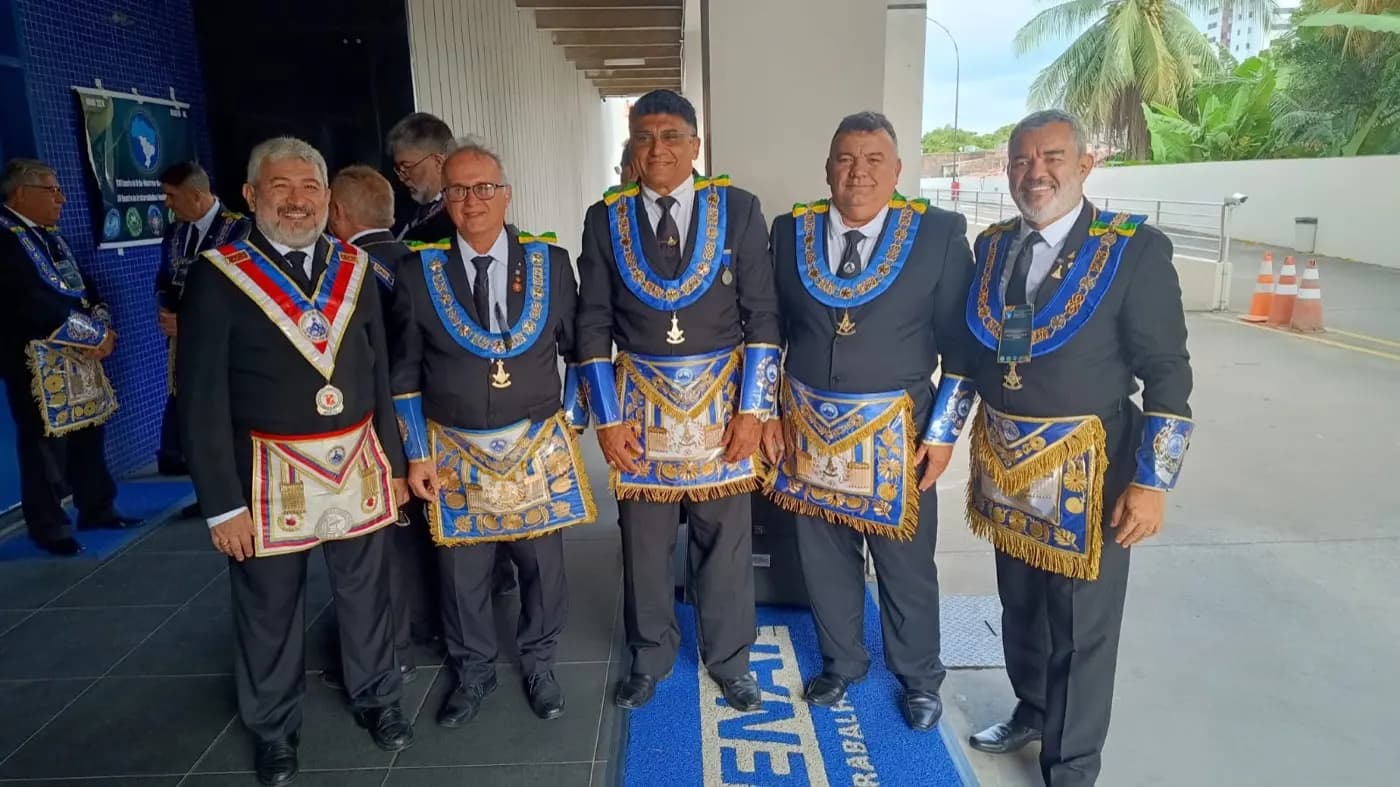 Registro fotográfico: ENCONTRO NORTE/NORDESTE DE GRÃO-MESTRES E DAS FRATERNIDADES FEMININAS CRUZEIRO DO SUL.