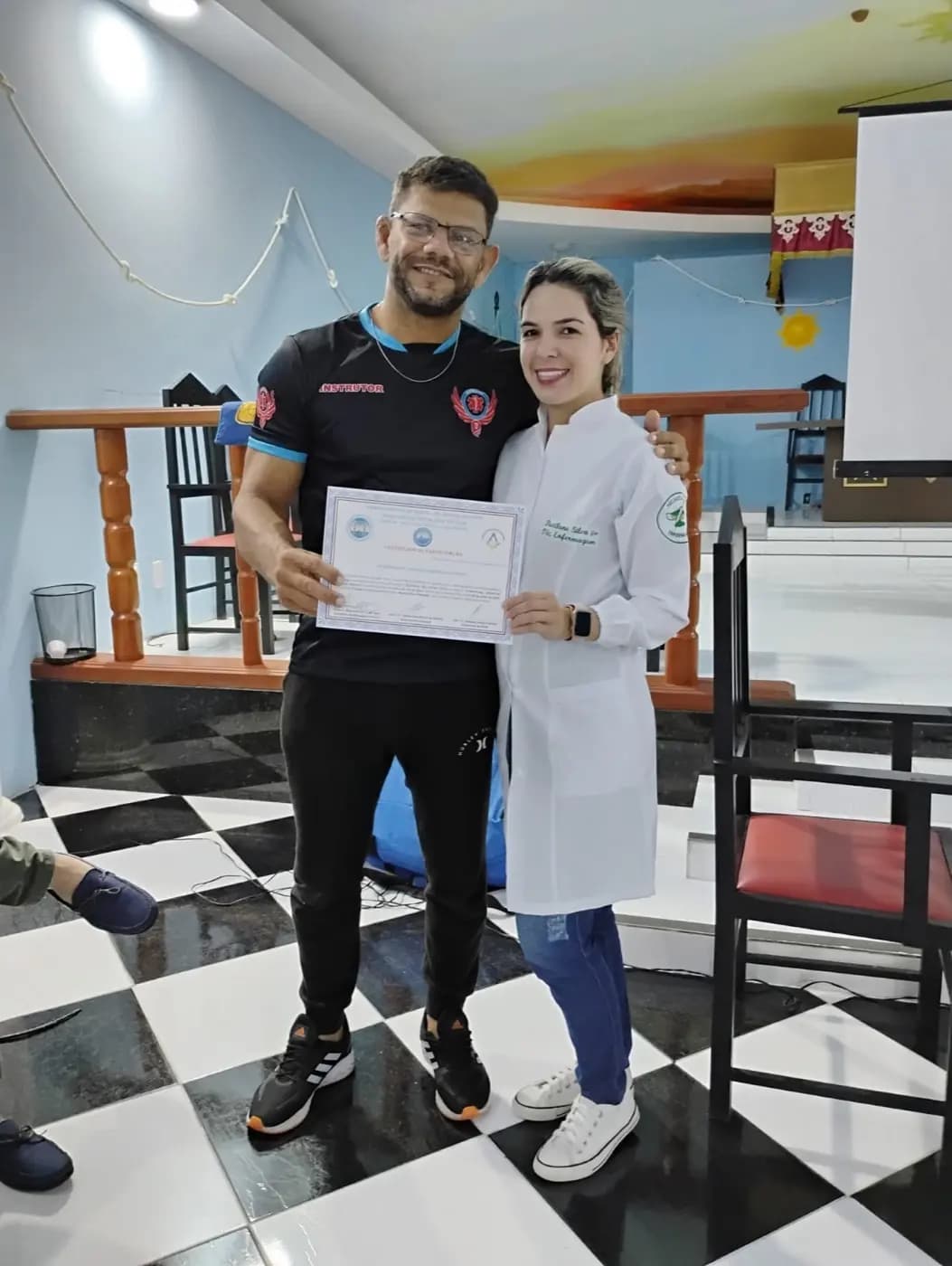 Registro fotográfico: 1ª OFICINA DE PRIMEIROS SOCORROS.