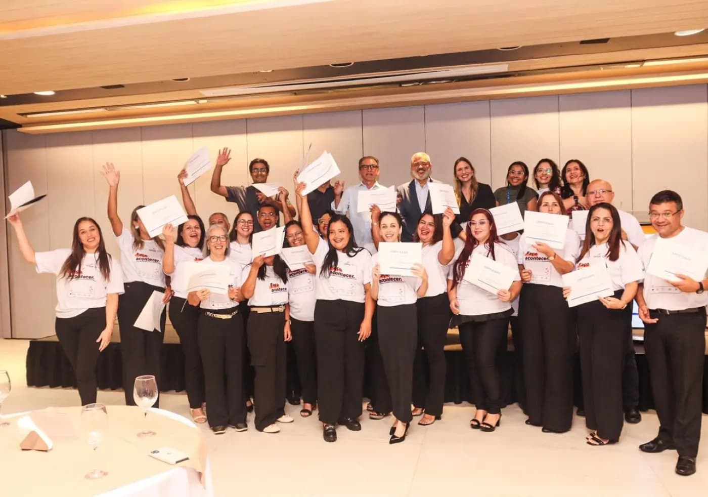 Registro fotográfico: GESTÃO PARTICIPATIVA – CURSO DE TÉCNICAS BÁSICAS EM COZINHA – PARCERIA ENTRE O SENAC E O GOB/RN.