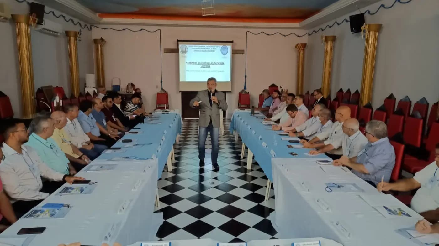 Registro fotográfico: PODEROSA CONGREGAÇÃO ESTADUAL/2024 DO GOB/RN E IV ENCONTRO ESTADUAL DA FRAFEM/RN – GESTÃO 2023-2027.