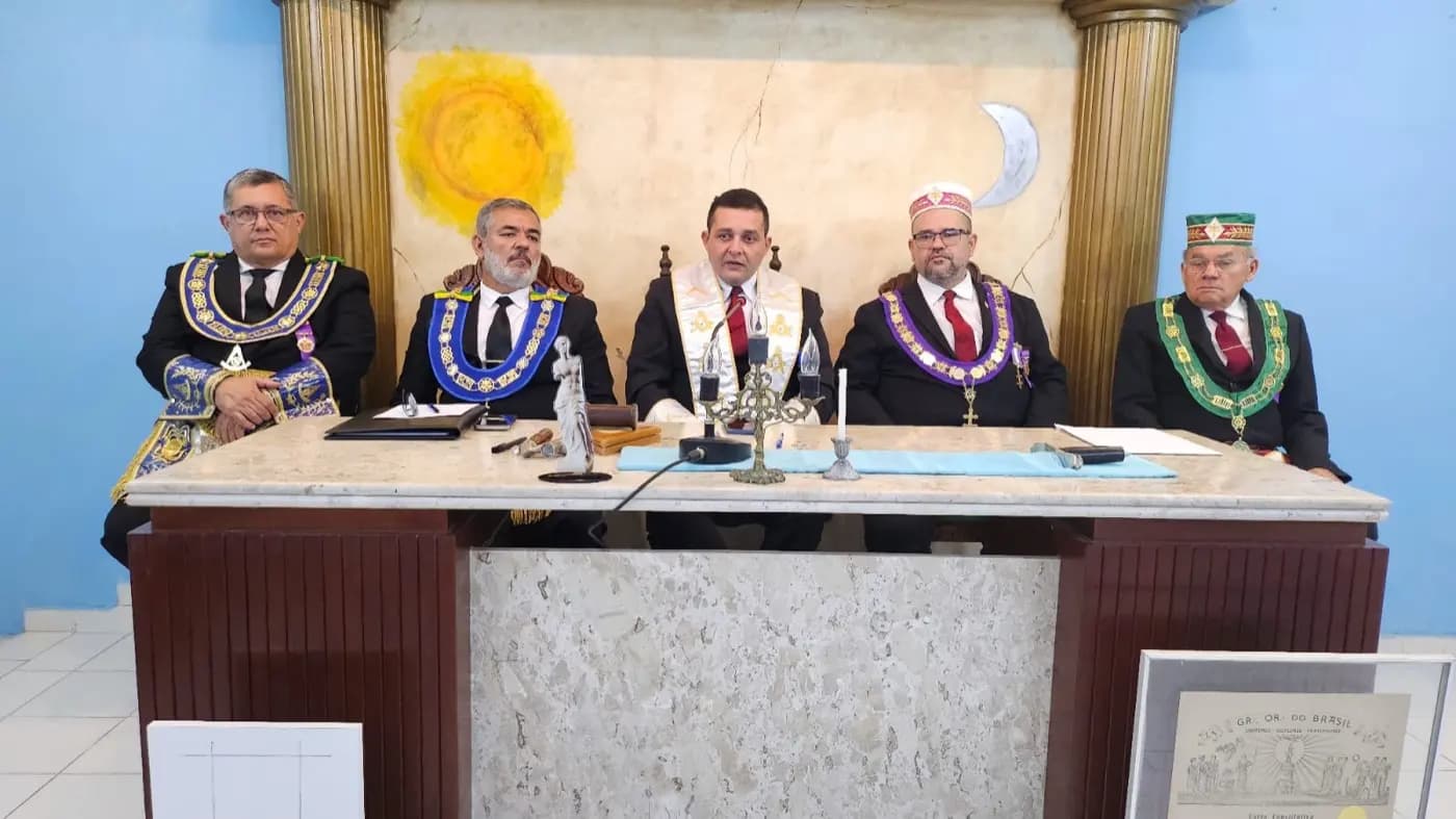 Registro fotográfico: PALESTRA REALIZADA PELO SUPREMO CONCLAVE DO BRASIL CONJUNTAMENTE COM A 1ª DELEGACIA LITÚRGICA DO RITO BRASILEIRO – RIO GRANDE DO NORTE.