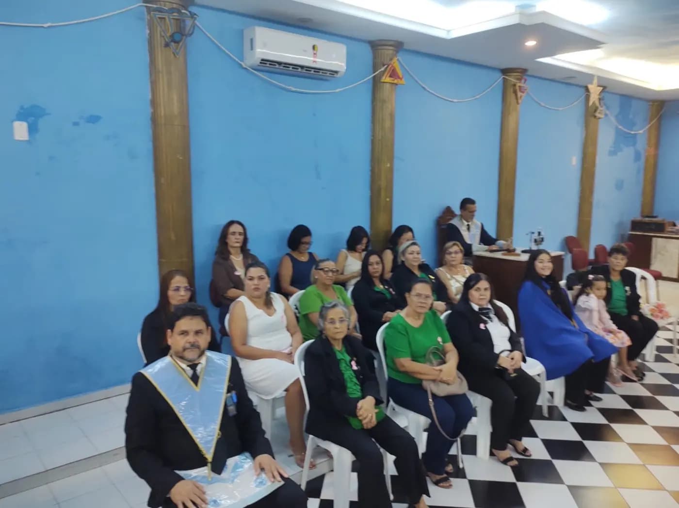 Registro fotográfico: SESSÃO MAGNA PÚBLICA ALUSIVA AO 51º ANO DE FUNDAÇÃO DA LOJA MAÇÔNICA UNIÃO NATALENSE Nº 2.414, ORIENTE DE PARNAMIRIM/RN, E AO DIA INTERNACIONAL DA MULHER.