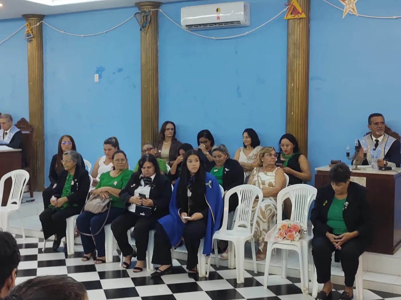 Registro fotográfico: SESSÃO MAGNA PÚBLICA ALUSIVA AO 51º ANO DE FUNDAÇÃO DA LOJA MAÇÔNICA UNIÃO NATALENSE Nº 2.414, ORIENTE DE PARNAMIRIM/RN, E AO DIA INTERNACIONAL DA MULHER.