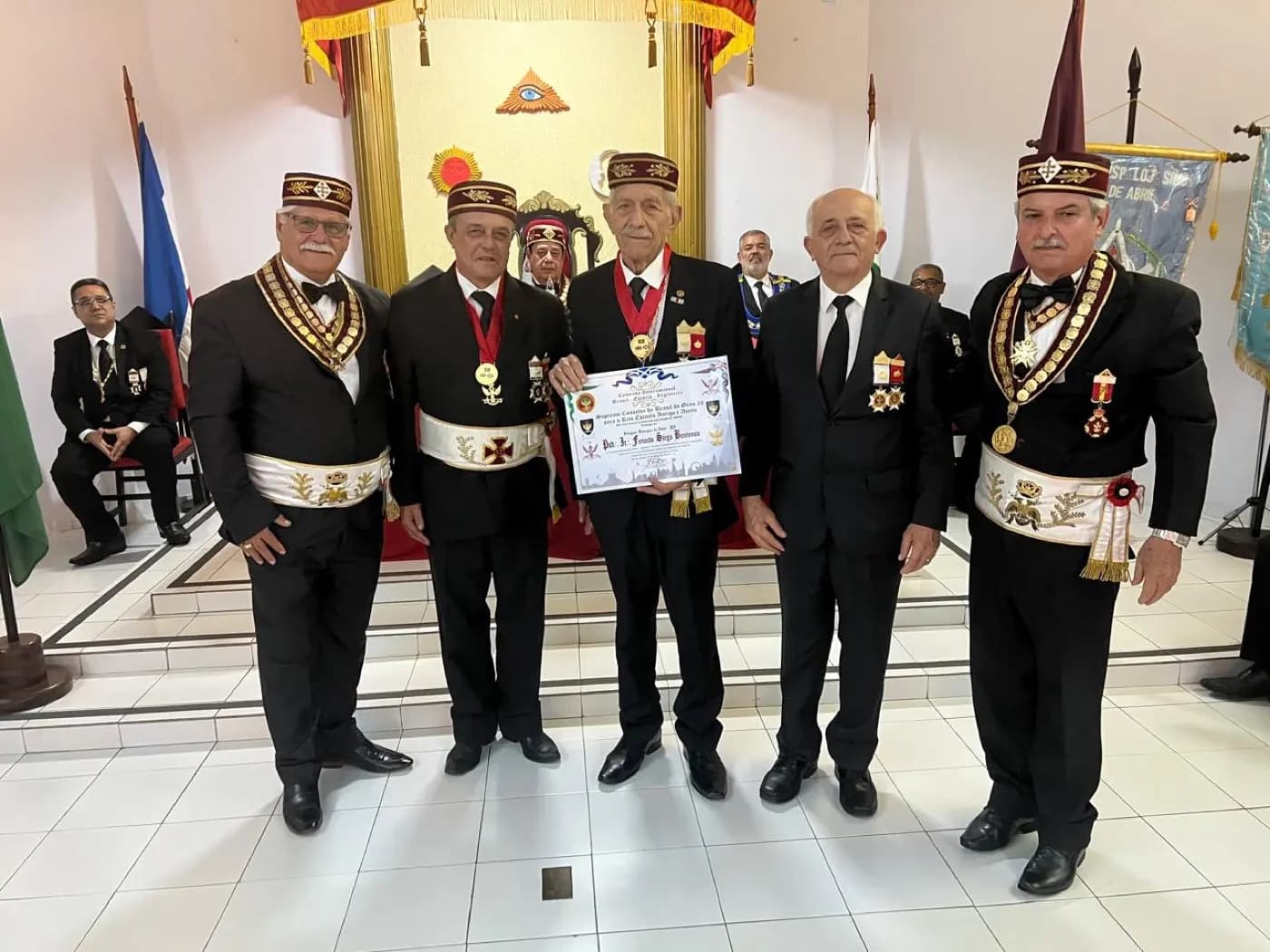Registro fotográfico: PARTICIPAÇÃO DO GRÃO-MESTRE DO GOB-RN NO ENCONTRO NACIONAL DE ESCOCISTAS – 2025.