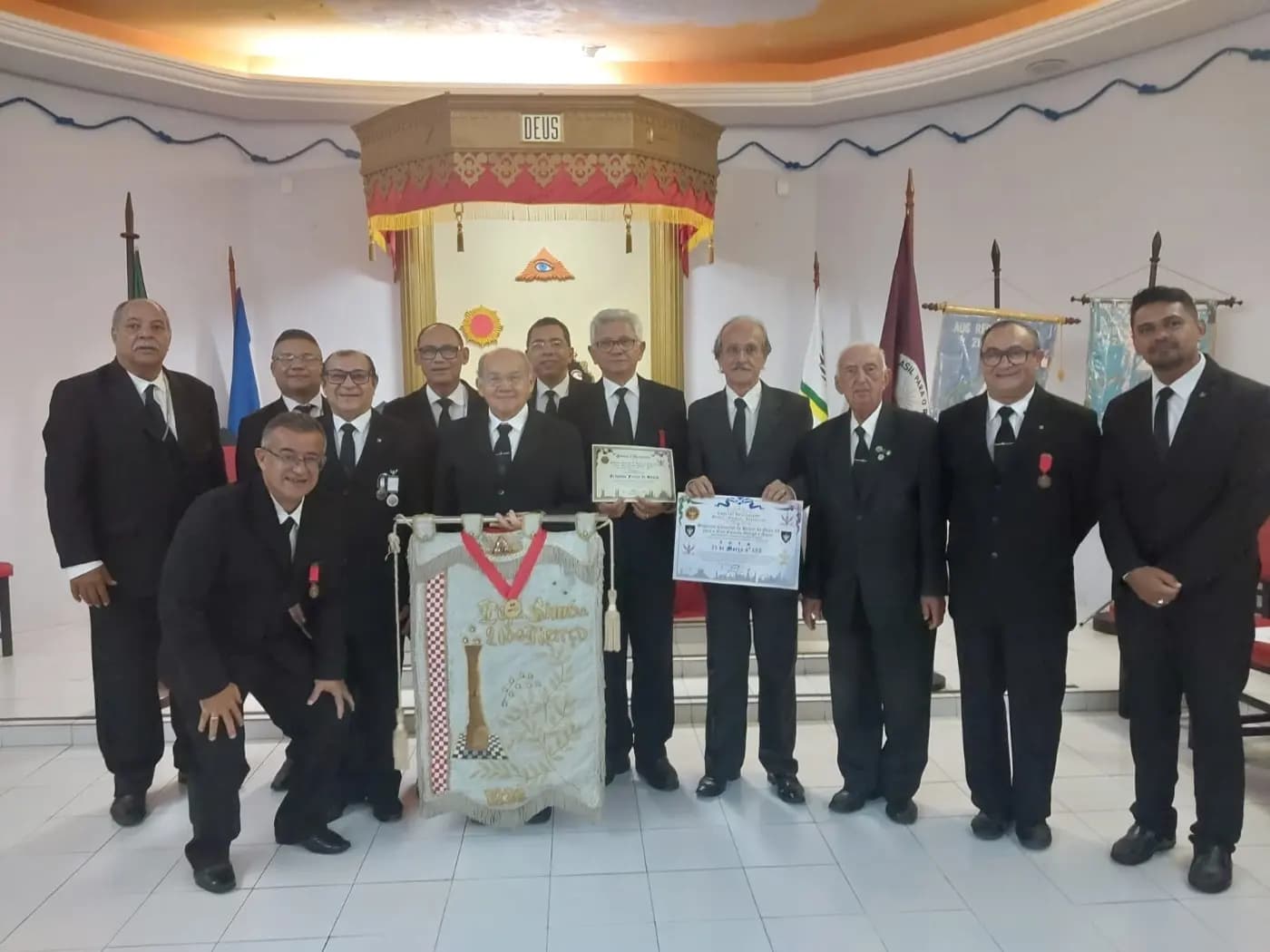 Registro fotográfico: PARTICIPAÇÃO DO GRÃO-MESTRE DO GOB-RN NO ENCONTRO NACIONAL DE ESCOCISTAS – 2025.