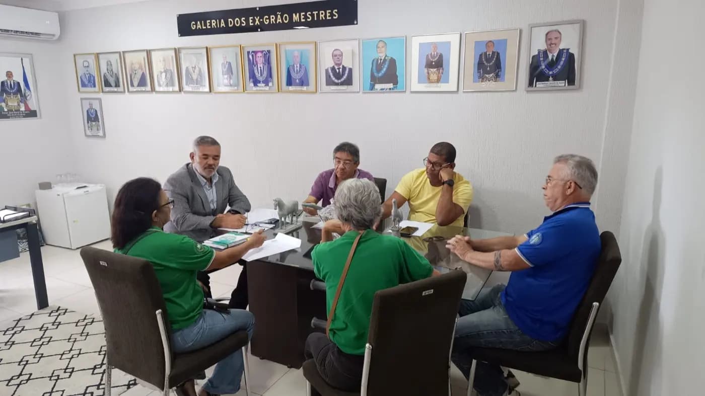 Registro fotográfico: REUNIÃO DE BRIEFING PARA A AÇÃO FILANTRÓPICA ESTADUAL COORDENADA PELO GOB-RN, A SER REALIZADA NO DIA 26/04/2025 – CAMPANHA SAÚDE FÍSICA E MENTAL, AUTOCUIDADOS E BEM-ESTAR – ORIENTES DE NATAL E GRANDE NATAL.
