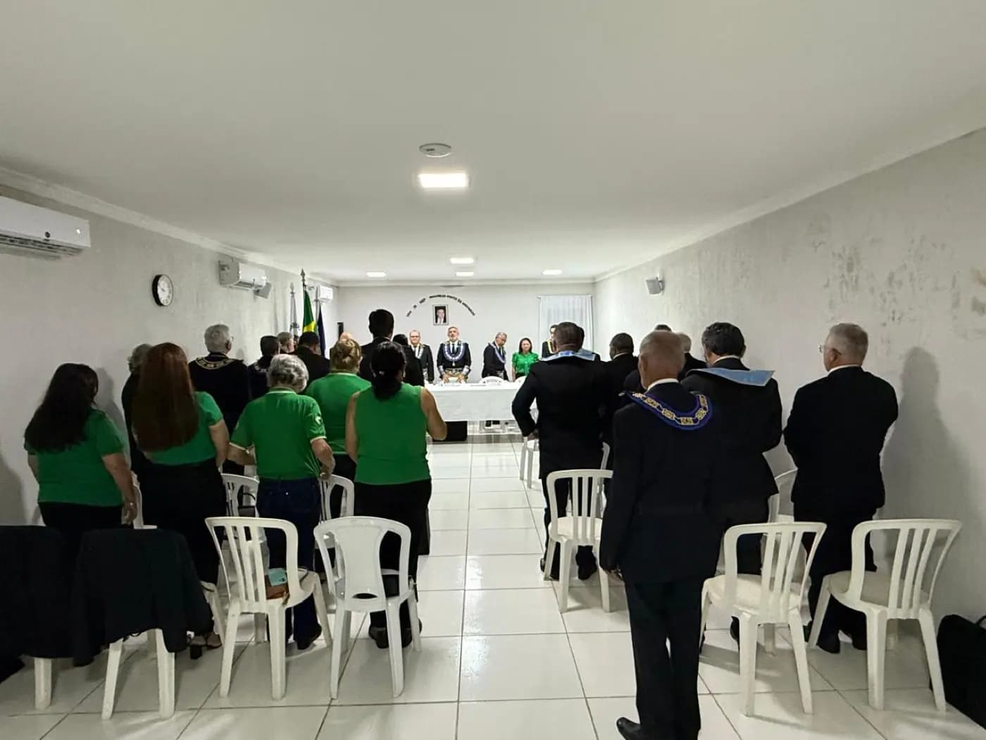 Registro fotográfico: ATO ADMINISTRATIVO DE POSSE DA DIRETORA EXECUTIVA DA APJ/GOB-RN, DE SECRETÁRIOS DO GOB-RN E DE JUÍZES DOS TRIBUNAIS MAÇÔNICOS DO GOB-RN.
