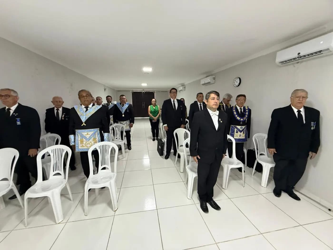 Registro fotográfico: ATO ADMINISTRATIVO DE POSSE DA DIRETORA EXECUTIVA DA APJ/GOB-RN, DE SECRETÁRIOS DO GOB-RN E DE JUÍZES DOS TRIBUNAIS MAÇÔNICOS DO GOB-RN.