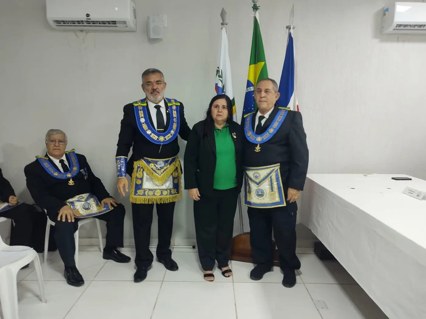 Registro fotográfico: ATO ADMINISTRATIVO DE POSSE DA DIRETORA EXECUTIVA DA APJ/GOB-RN, DE SECRETÁRIOS DO GOB-RN E DE JUÍZES DOS TRIBUNAIS MAÇÔNICOS DO GOB-RN.