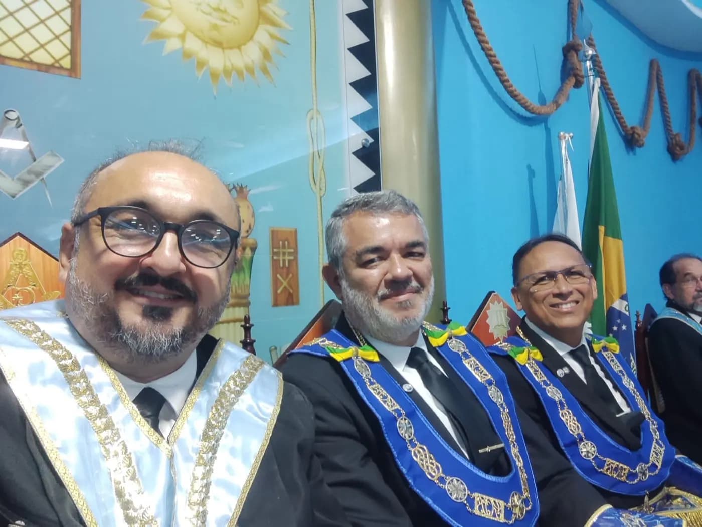 Registro fotográfico: 34ª SESSÃO MAGNA PÚBLICA PROMOVIDA PELA LOJA MAÇÔNICA JERÔNIMO ROSADO Nº 1994, ORIENTE DE MOSSORÓ/RN, ALUSIVA À 49ª NOITE DA CULTURA.