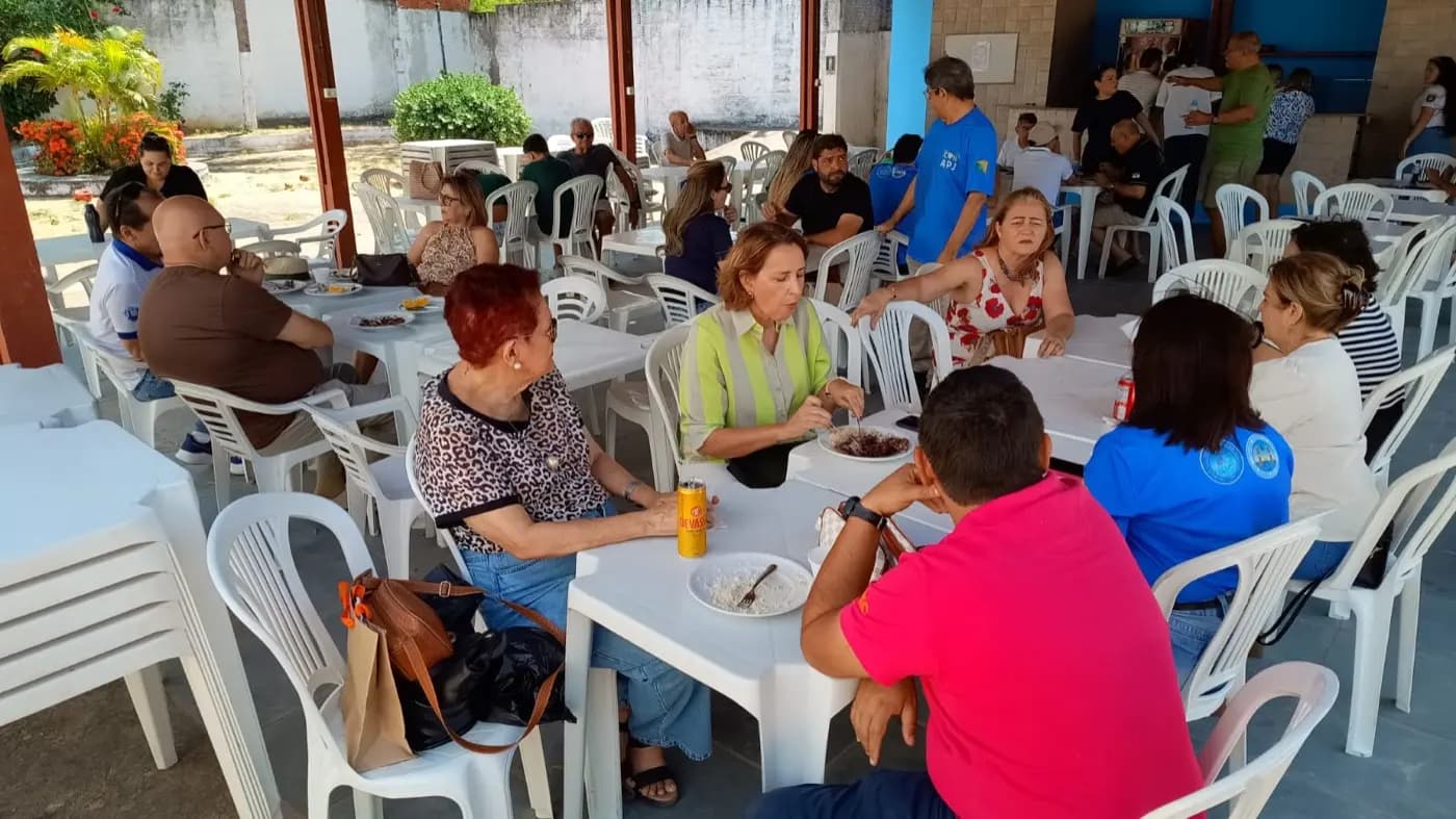 Registro fotográfico: VIII FEIJOADA ORGANIZADA PELO NÚCLEO ALFA UNIÃO NATALENSE N°42, DA AÇÃO PARAMAÇÔNICA JUVENIL – VIII APEIJOADA.