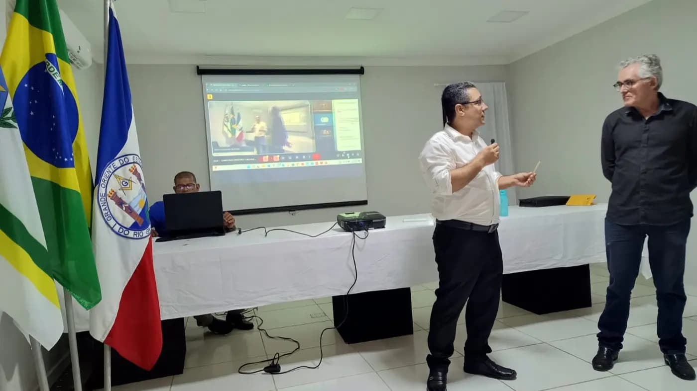 Registro fotográfico: CURSO PARA ORADORES E MESTRES DE HARMONIA.