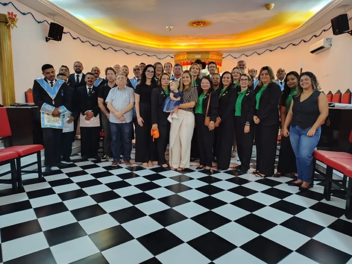 Registro fotográfico: LOJA MAÇÔNICA JOÃO CECÍLIO DA COSTA N° 2.116, ORIENTE DE NATAL-RN – SESSÃO MAGNA PÚBLICA EM HOMENAGEM À CRIAÇÃO DO CENTRO DE ESTUDOS MAÇÔNICOS.