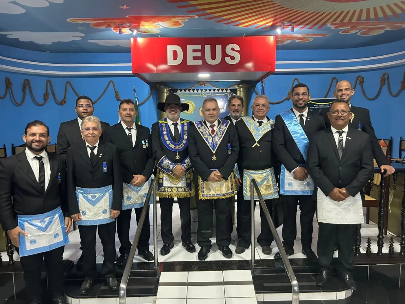 Registro fotográfico: SESSÃO CONJUNTA DAS LOJAS MAÇÔNICAS PERTENCENTES À 2ª REGIÃO DO GOB-RN.