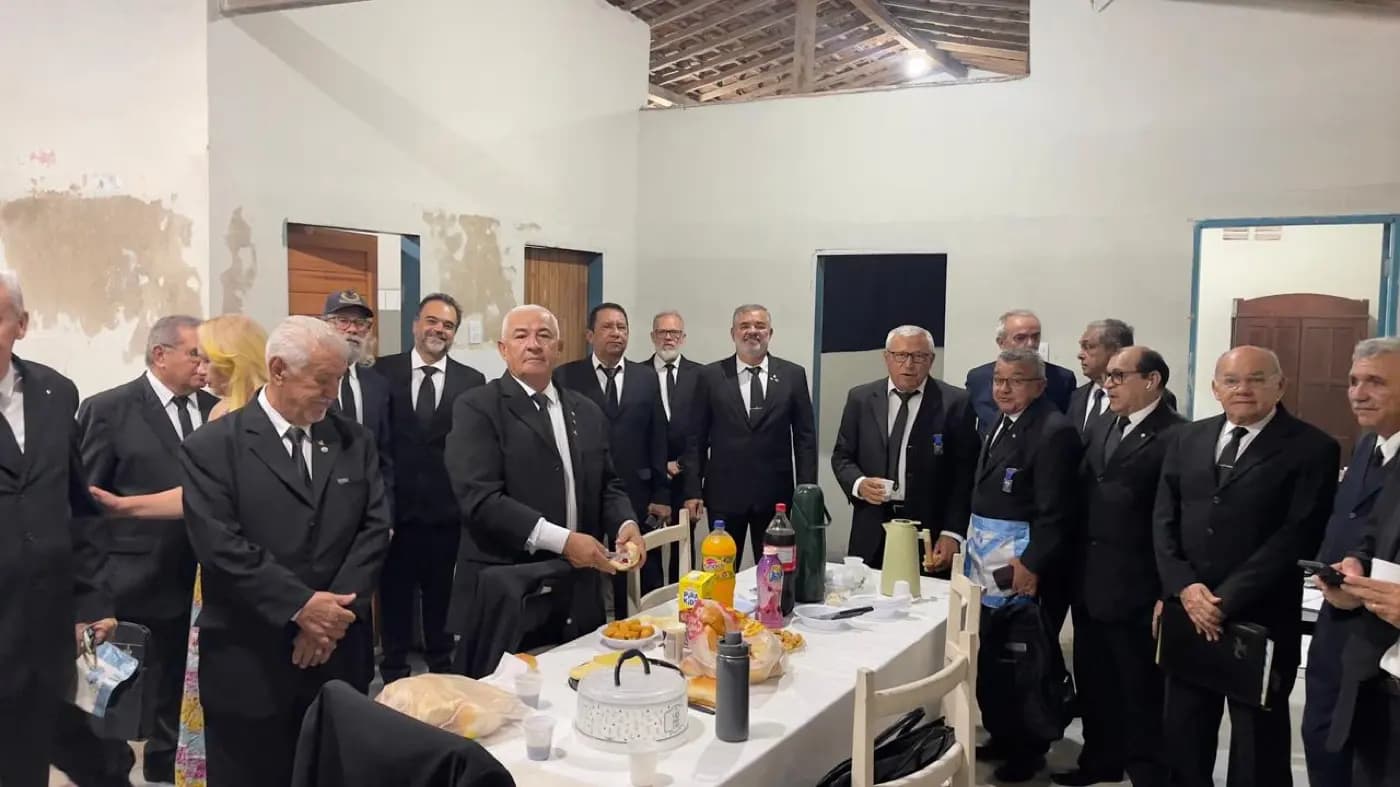 Registro fotográfico: LOJA MAÇÔNICA SENADOR JOÃO CÂMARA Nº 3.268, DO ORIENTE DE JOÃO CÂMARA/RN – SESSÃO MAGNA DE ELEVAÇÃO.